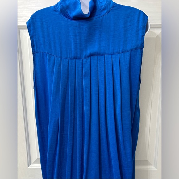 Catherine Malandrino pleated back & front button dress w/ side pockets - Picture 6 of 8